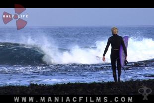 Kenny eyes up some clean fun waves