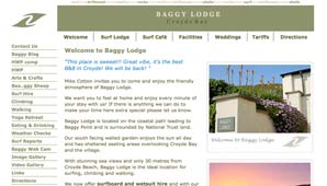 The new baggy lodge website