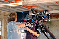 on location at the old shapland factory for Douglas E Powell music video - click to enlarge