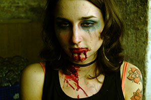 Rogue a Vampire chronicle - north devon filming - Claytons bar cellar Barnstaple