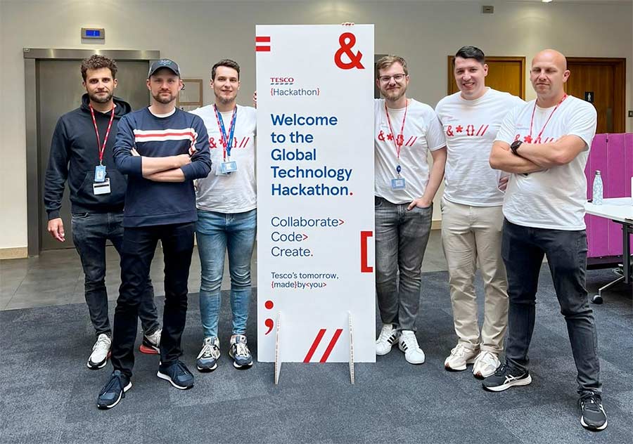 Tesco global Technology Hackathon team