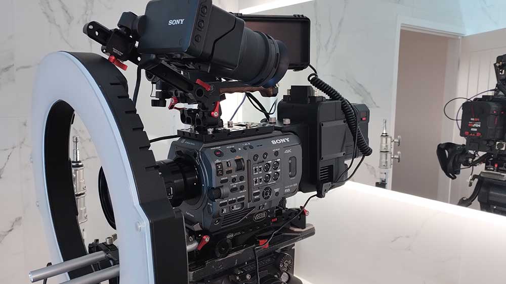 Camera crew hire for Skincare ad filming
