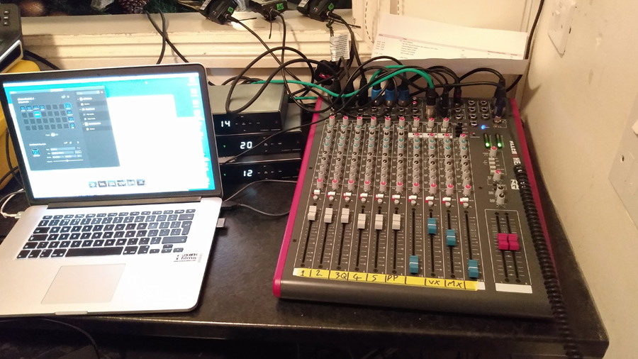 Live event vision & audio mixing for Travel Chapter