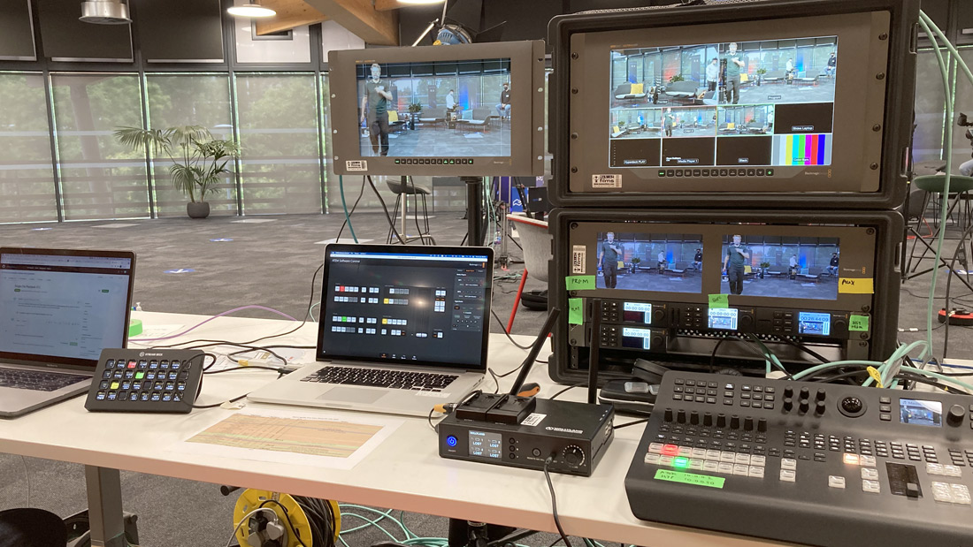 Vision mixing crew hire for Supermarket