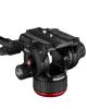  Manfrotto Alu-Twin MS Tripod with 504x Video Head 