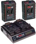 PAG PAGlink v-lock 96w Dual Battery Kit with Dual Charger PAG PAGlink v-lock 96w Dual Battery Kit with Dual Charger