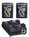 IDX V-Lock dual micro98w battery kit with Charger IDX V-Lock dual micro98w battery kit with Charger